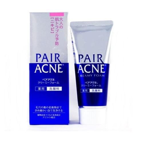 Japan Lion Pair Medicated Acne Creamy Foam Cleanser - 80g (for Acne Skin)