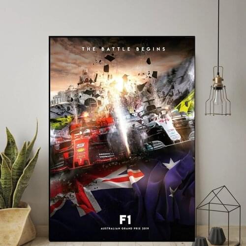 Vintage Car Poster Ferraris Classic Racing F1 Race Car Canvas Prints Painting Modular Picture for Room Decor Wall Art