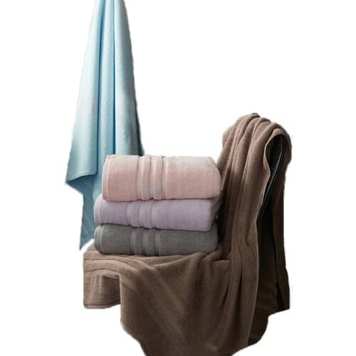 Big size bath towel solid 90*180cm beach towel beige thicken shower towels for bathroom hotel home sofa knee blanket textile