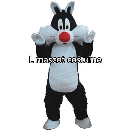 Sylvester cat mascot costume adult size Sylvester cat mascot costume free shipping