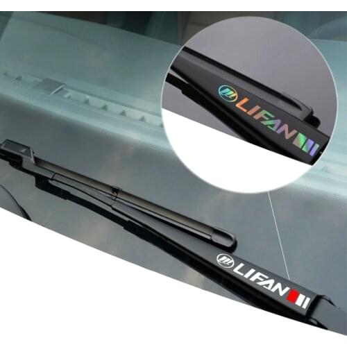Sport Styling emblem Auto Decor Decals Reflective Car Window Wiper Stickers For lifan solano x60 x50 Car Accessories