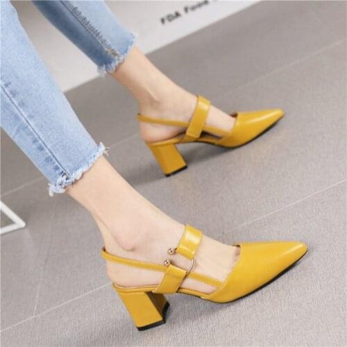 Shoes Women Slippers 2021 Summer New Fashion Heel High Heel Womens Fashion Sandales Femmes