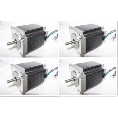 Wantai 4PCS Nema23 Stepper Motor 57BYGH633 3.0A 18.9kg.cm 270oz-in 78mm 6leads CE&ROHS&ISO CNC Router Printer 3D