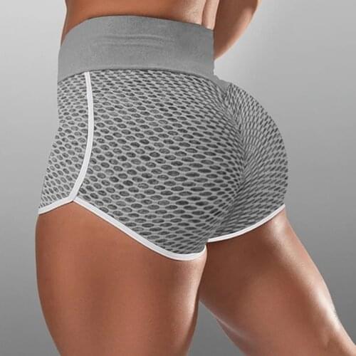 Women Yoga Short Pants high waist Printed Push Up Running Fitness Gym Sportwear Leggings Tight Femme Leggings