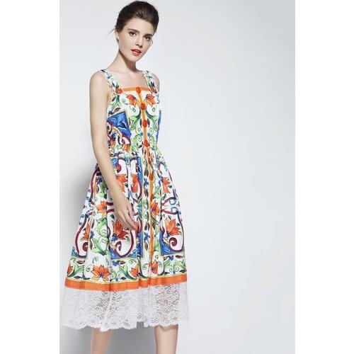 White chiffonab stract floral layers sling dress women robe 20 summer long casual beach sexy dresses plus size slim fit