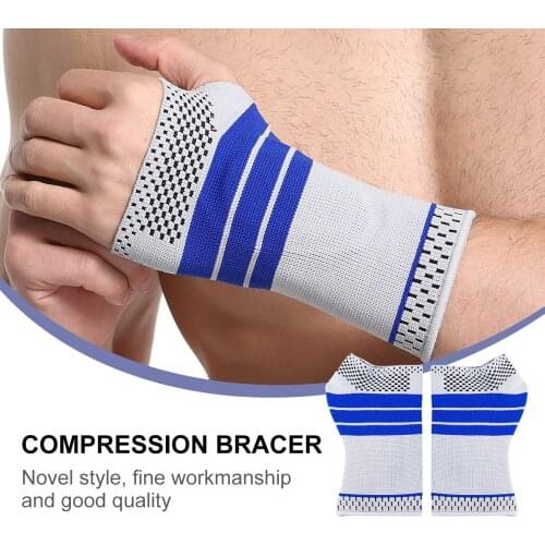 1 Pair Compression Gloves Compression Arthritis Gloves Wrist Support Anti-slip Gloves Hand Protector Pain Relief Hand Arthritis