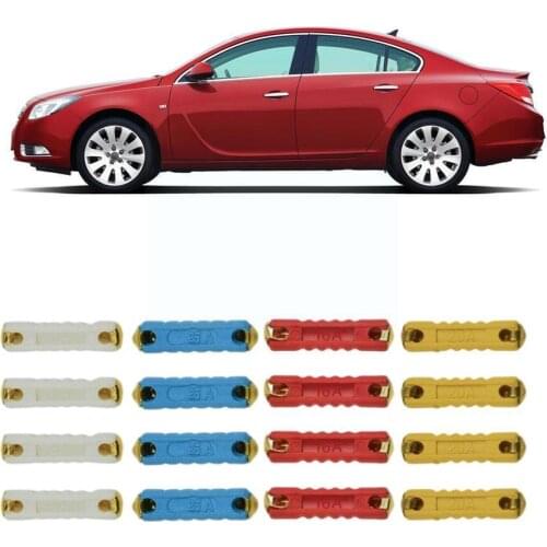 40Pcs/Set Classic Car Auto Fuses Kit Ceramic Continental 8A Car Assorted Continental Torpedo 25A Fuses Box 5A Fuse Bullet 1 F3V3