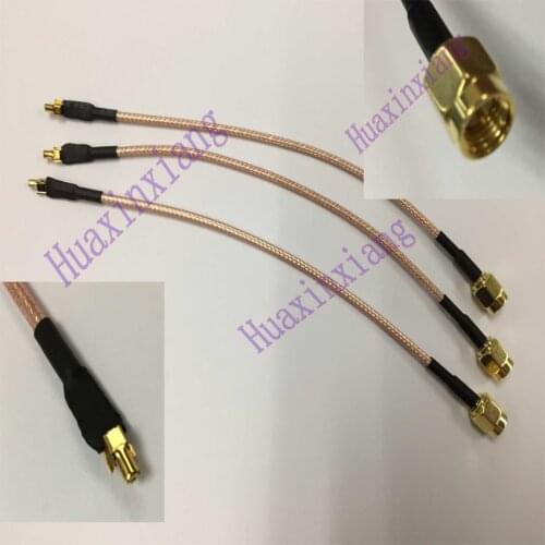 5PCS/Lot CRC9 Female Jack To SMA Male RF Pigtail Cable extension adapter Connector 15CM RG316