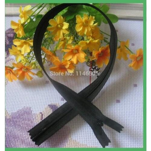 50cm nylon Invisible zippers for sewing Garment accessories wholesale Back cushion Skirt Hidden Zipper 15pcs/lot