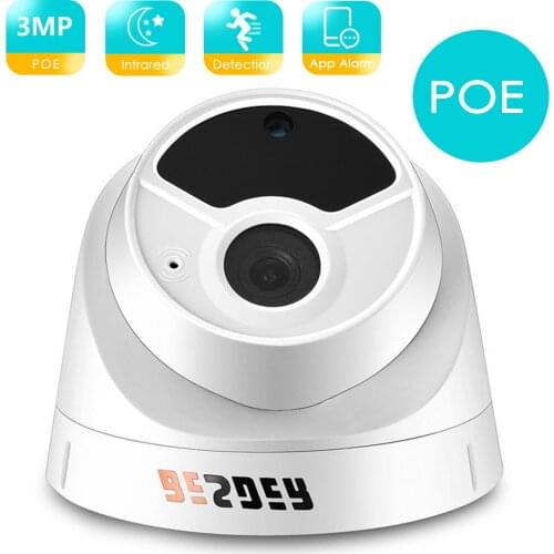 BESDER 3MP 2MP CCTV IP66 IP Camera POE H.265 Built-in Audio IR 20m CCTV Camera P2P Motion Detect Alarm Speed Dome Network Camera