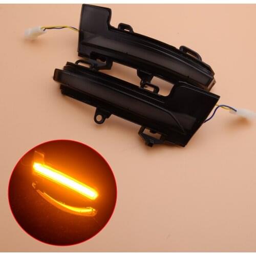 Dynamic Sequential Amber Turn Signal LED Rearview Mirror Indicator Blinker Light Lamp fit for Skoda Octavia Mk3 5E 2013-2019