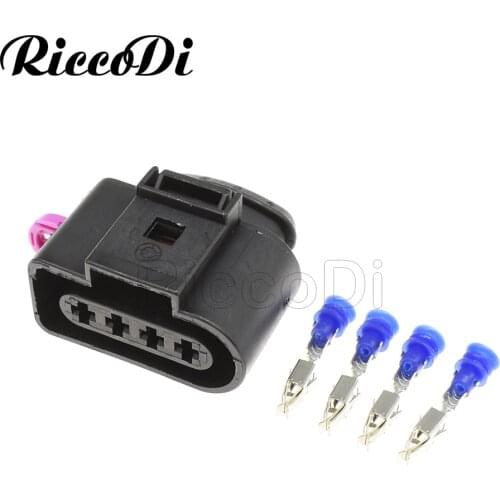 1-20Set 4 Pin Ways Ignition Coil Connector Harness Repair Kit for Audi VW Passat SKODA SEAT Ford 1J0973724