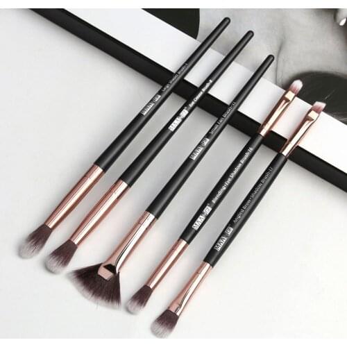 Lot 5PCS Hexagonal Grid Eye Makeup Brush Set Eye Shadow Brush Beauty Tools Set