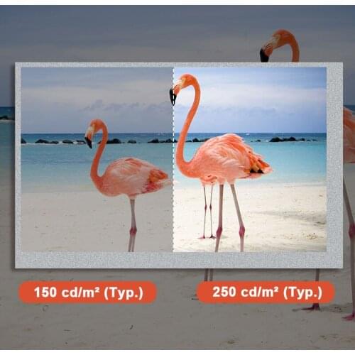 Original Innolux LW700AT9010 TTL Interface Resolution 800x480 40 Pins 7 Inch LCD TouchScreen Display 250 Nits LCM Module