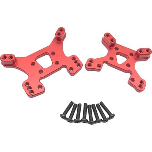 1Pair Aluminum Alloy Front & Rear Shock Tower for Wltoys 144001 RC Car Durable