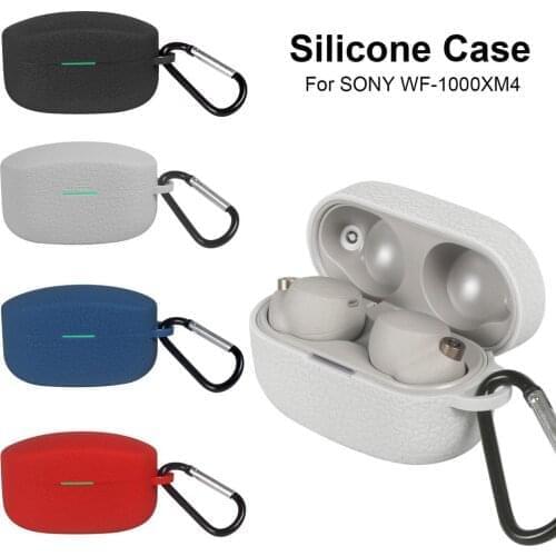 WF 1000 XM4 Silicone Protective Case Earphone Cover Protector Wireless Bluetooth5 Earbuds Shell Soft Sleeve For SONY WF-1000XM4