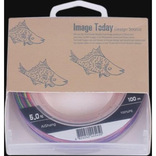 Proleurre Super Strong 100M 8 Strands Weaves PE Braided Fishing Line Rope Multifilament Line Multicolor 0.10~0.50mm 10-90 LB