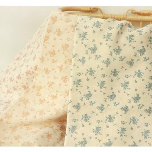 0.5yard*1.6meter Pure Cotton Double Gauze Fabric For Sewing Baby Clothes and Dress Safety Fabric For Kids Blanket Home Textile