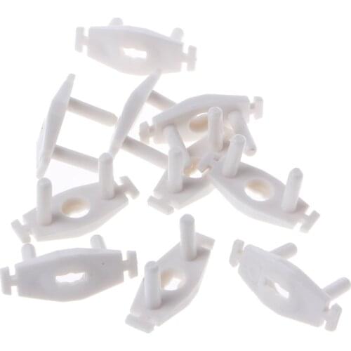 10pcs Power Socket ABS Cover Anti Electric Baby Safety Protector Outlet Plug Protective