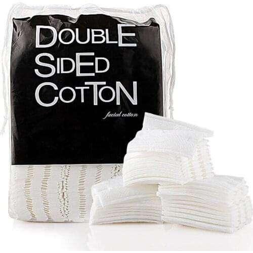 200pcs/bag Make Up Cotton Pads Pure Cotton Double Side Discharge Makeup Cotton Three Layer Face & Nail Cleaning Beauty Tools