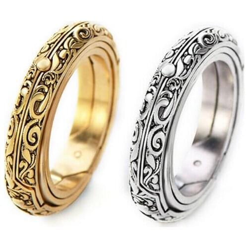 2021 New Astronomical Sphere Ball Ring Foldable Cosmic Finger Ring Band Fashion Jewelry