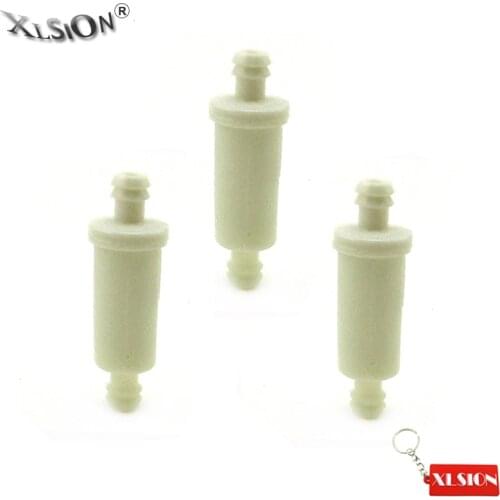 XLSION 3Pcs Small In-Line Fuel Filter For Polaris # 2530009 ATV Sportsman Magnum Snowmobile Ranger Replace Ski-Doo 414-5365-00