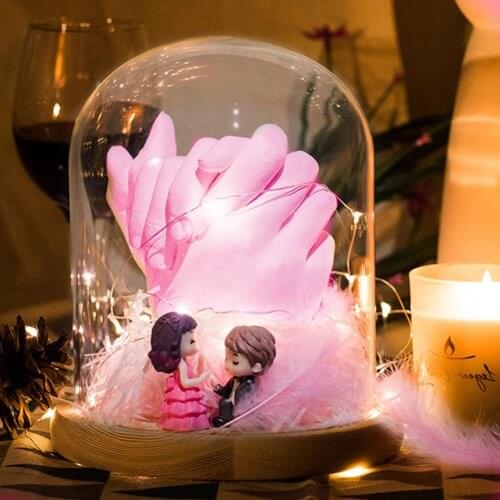 Couple Memorable Valentines Day 3D Stereo DIY Gift Souvenir Hands Clay Mold Kit