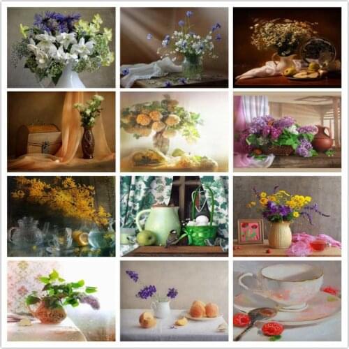 5D Noble Oil Painting High Luxury Diamond Painting Nordic Style Cross Stitch Set Bead Embroidery Painting Home Decoration Square