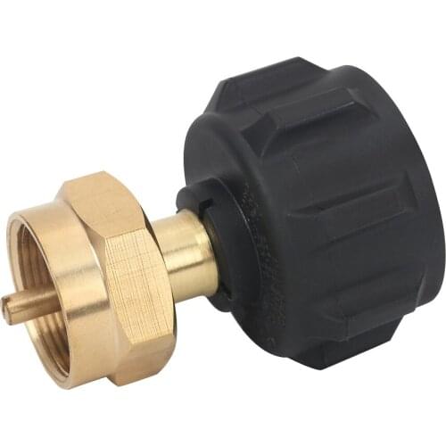 Propane Refill Adapter Fuel Tank Filling Joint Outdoor BBQ for All 1 LB Throwaway Disposable Cylinder & Fits 20lb Propane Tank