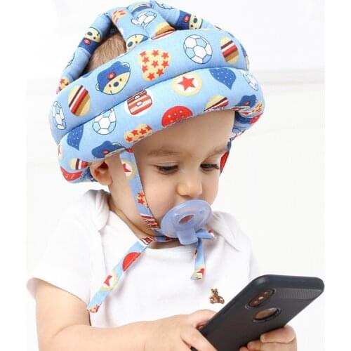 Baby Anti-Collision Shatter-Resistant Hat Cotton Breathable Baby Walking Helmet Child Safety Helmet Baby Hat