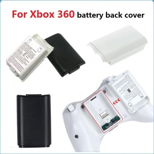 For Xbox 360 Battery Back Cover Game Controller Battery Pack Cover Shell Case Kit For Xbox 360 Shell Replacement