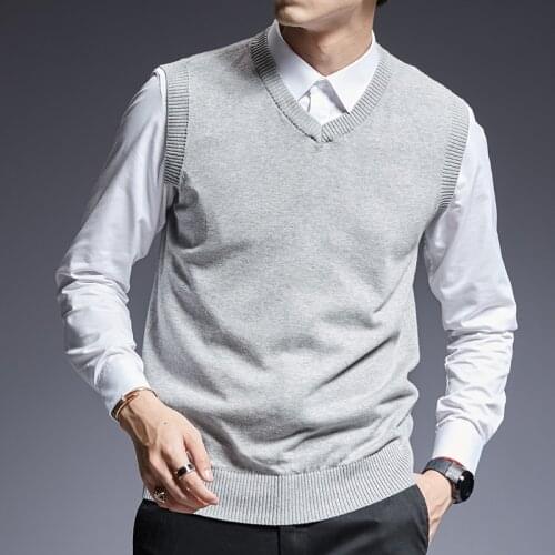 LANGBEEYAR V-neck Sweaters
