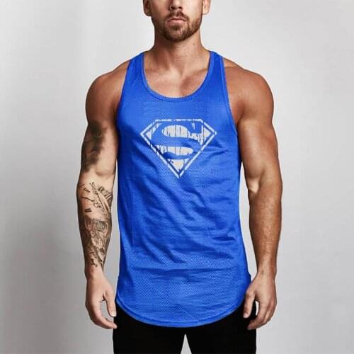 New Brand Mesh Mens Tank Top Fitness Casual Clothing Vest Fashion Sleeveless Shirt Gym Bodybuilding Stringer Sports Undershirt