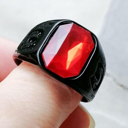 Fashion Creative Horseshoe Pattern Rings For Men Personality Jewelry Male Night Club Ring 4 Bar Colors Accessories Gifts Pu U9L2