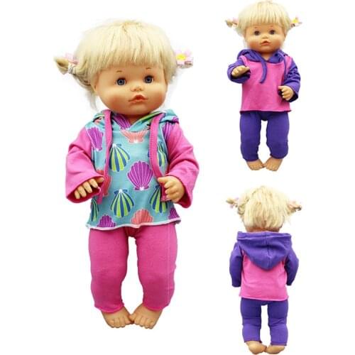 2020 New fleece doll Clothes Fit 42cm Nenuco Doll Nenuco su Hermanita Doll Accessories