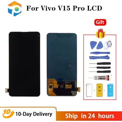 6.39” Original Supor Amoled TFT For Vivo V15 Pro LCD Display Screen Touch Panel Digitizer Assembly For Vivo V15 Pro 1818 S1 Pro