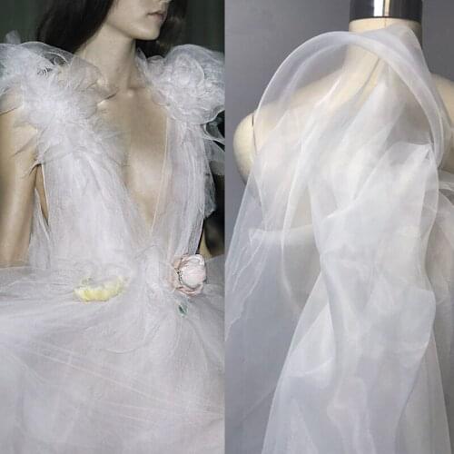 Dress DIY materials white lace fabric 150cm wide handmade crafts clothing needlework sewing accessories lace trim 2021new