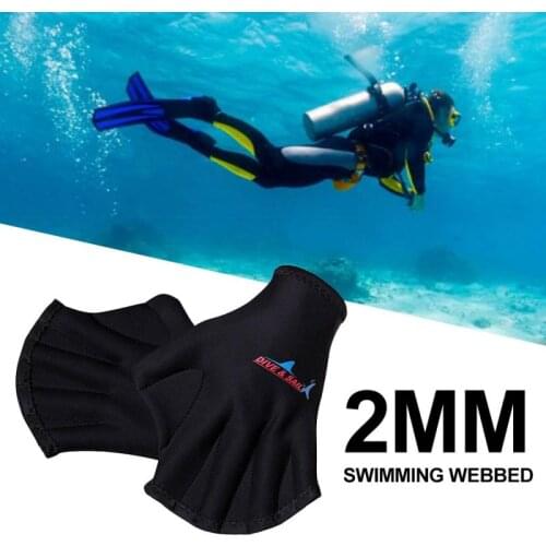 DIVE&SAIL Swimming Diving Flippers Warm Comfort Swim Diving Fins Diving Gloves Swimming Webbed Dive Swim Equipment Accessories