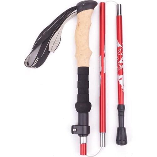 Hiking Walking Sticks Carbon Fiber Trekking Pole Ultralight Camping Hiking Foldable Nordic Walking Pole Telescopic Crutches -40