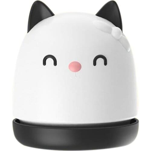 Portable Mini Cute Cat Desk Vacuum Cleaner For Desktop Keyboard Cleaner Computer Brush Dust Collect For Smart home 2021 New