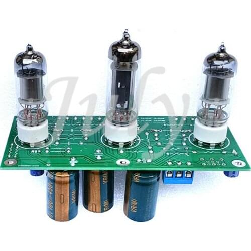 2P2 straight heat tube bile preamplifier, tube preamplifier 6Z4/6X4 bile rectifier, guts without bottom noise