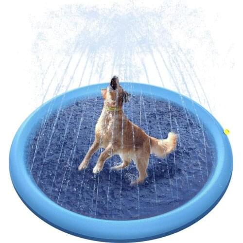 Pet Sprinkler Splash Pad Play Mat Sprinkler Pool Inflatable Water Toys For Dog Babies Toddlers