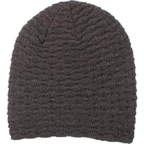 Sweater Hat For Men and Women Autumn Winter Square Plaid Plus Velvet Warm Headgear W013