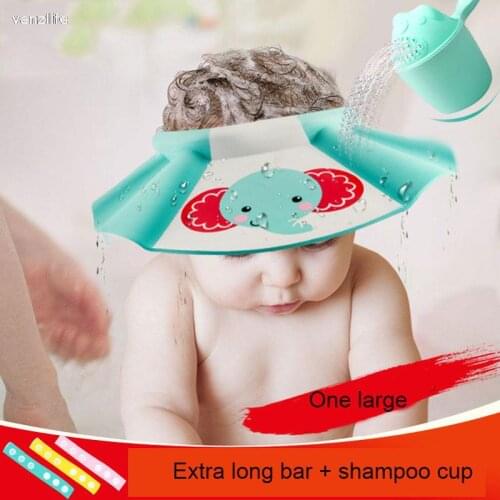 Vanzlife Baby shampoo HAT baby shower hat waterproof ear protector bathroom baby shower hair washing splash water artifact