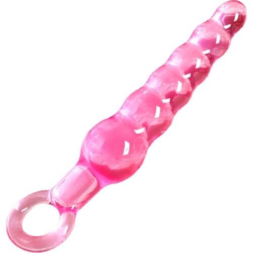 1PC Medical Silicone Anal Bead Adult Toys for Beginner Exercise Prostate G-spot Stimulation Pulled Anal Beads Sex toys