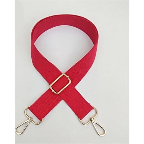 115cm Canvas Bag Strap Adjustable Shoulder Strap Fashion Bag Replacement Accessory 8 Colors Candy Color