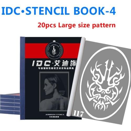 20pcs Large Pattern DIY Temporary Tattoo Stencil Henna Hollow Drawing Kid Tattoo Fashion Design for Hand Arm Leg Body Template-4