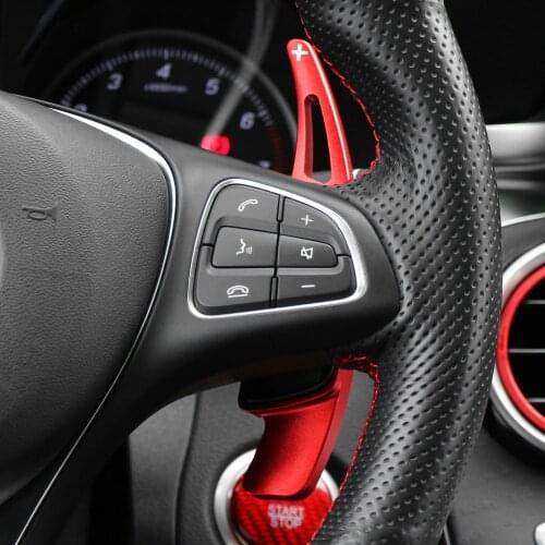Aluminum Car Steering Wheel Shift Paddle Shifter Extension For Benz W176 W205 W212 W222 W246 C117 W218 X156