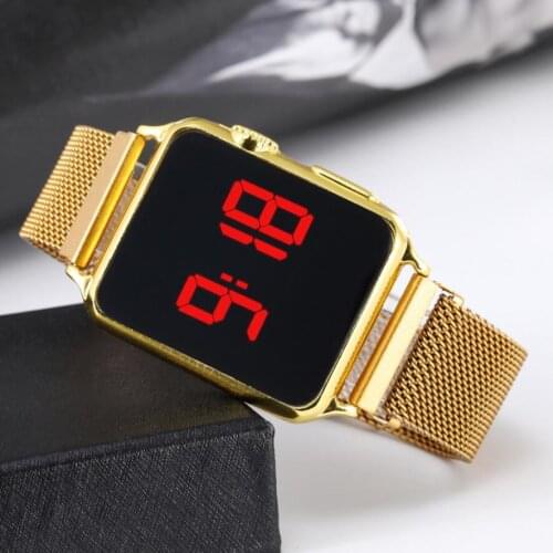 2020 Fashion Women Magnet Buckle Gifts Watches Luxury Stainless Steel Mesh Band Female Wristwatches Casual Magnetic Woman Clock