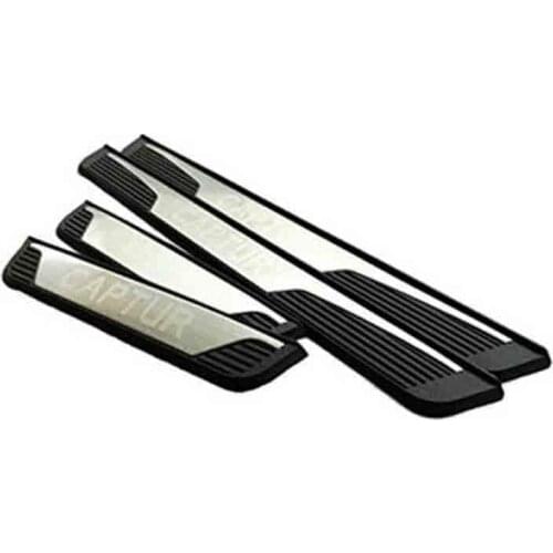 For Renault CAPTUR 2014-2016 stainless steel Car door cover outside door sill plate Car styling